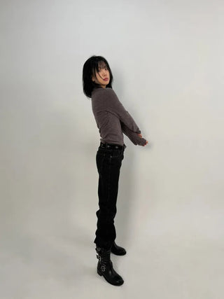 Lia Half Turtleneck Long Sleeve