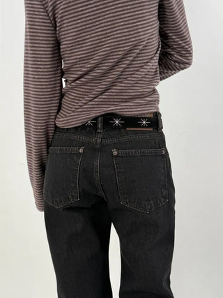 Muddy Black Flare Jeans