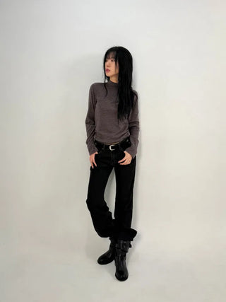 Muddy Black Flare Jeans