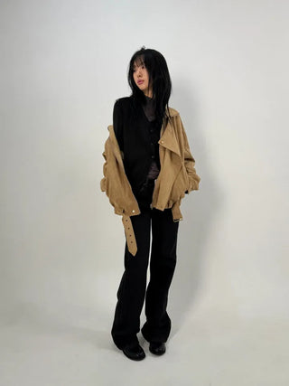 Muddy Black Flare Jeans