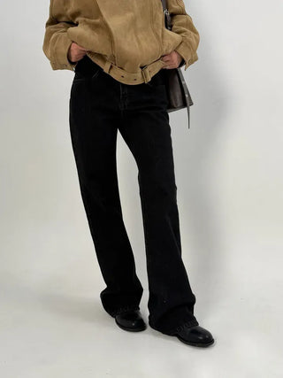 Muddy Black Flare Jeans