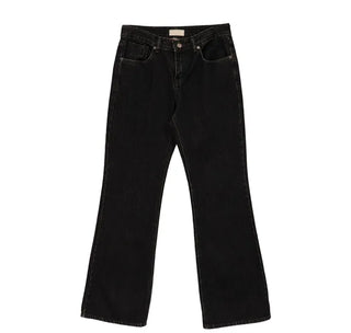 Muddy Black Flare Jeans