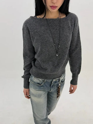 Deep fading low flare jeans