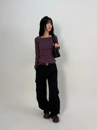 Dyed Pig Cargo Pants