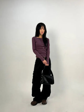 Eto Eyelet Shoulder Bag