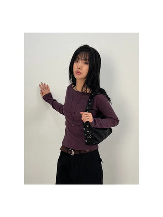 Eto Eyelet Shoulder Bag