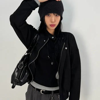 Appel Suede Biker Jacket