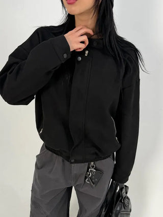 Appel Suede Biker Jacket