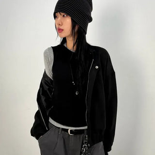 Appel Suede Biker Jacket