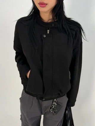 Appel Suede Biker Jacket