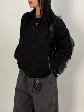 Appel Suede Biker Jacket