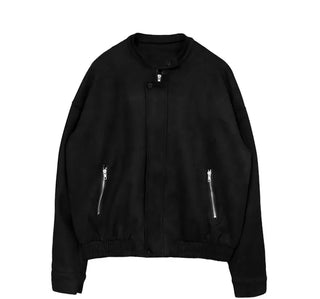 Appel Suede Biker Jacket