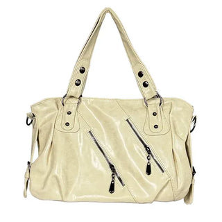 Dapper Pocket Studded Shoulder Bag