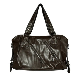Dapper Pocket Studded Shoulder Bag