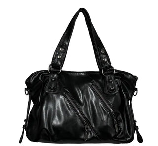 Dapper Pocket Studded Shoulder Bag