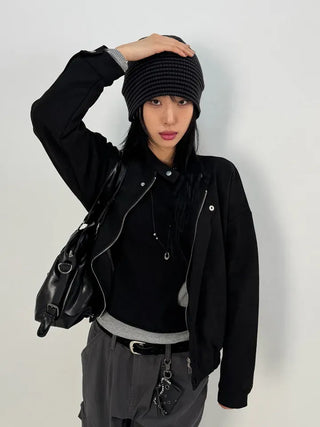 Dapper Pocket Studded Shoulder Bag