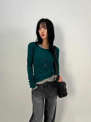 Jade Tencel Long Sleeve