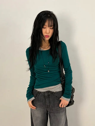 Jade Tencel Long Sleeve
