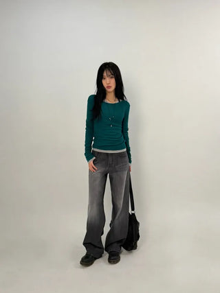 Jade Tencel Long Sleeve