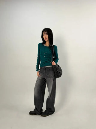 Jade Tencel Long Sleeve