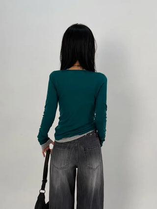 Jade Tencel Long Sleeve