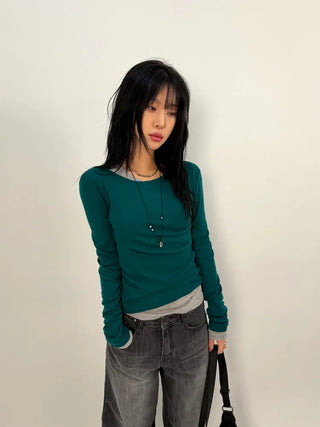 Jade Tencel Long Sleeve