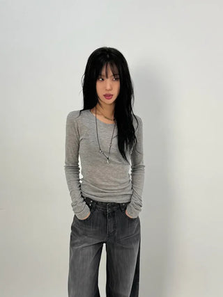 Jade Tencel Long Sleeve