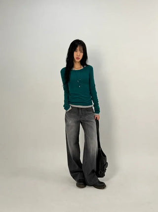 Jade Tencel Long Sleeve