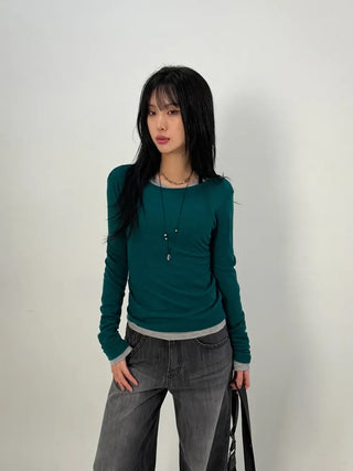 Jade Tencel Long Sleeve