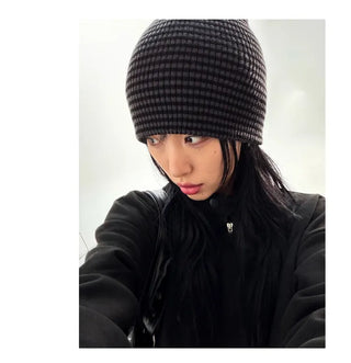 Striped Long Beanie