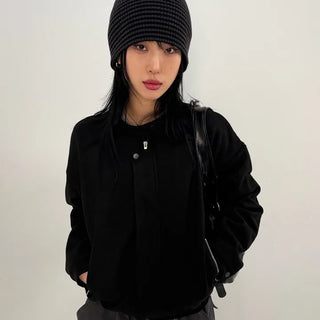 Striped Long Beanie