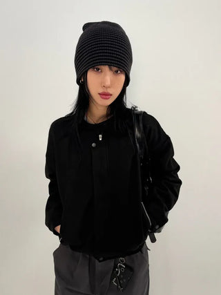 Striped Long Beanie