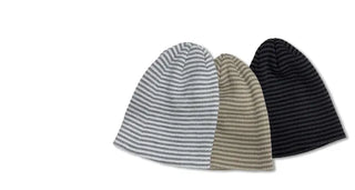 Striped Long Beanie