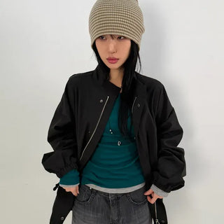 Striped Long Beanie