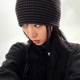 Striped Long Beanie