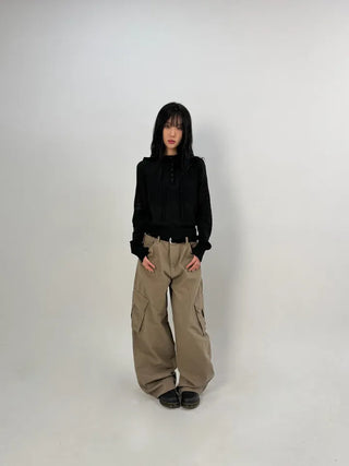 Nice High-Neck Hooded Knit