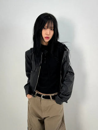 Nice High-Neck Hooded Knit