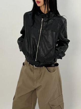 Bass Cut-out Washed Cargo Pants