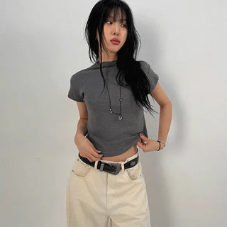 Moon Stripe Half Tee