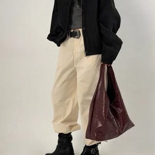 Folding Over Wide Pants