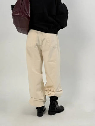 Folding Over Wide Pants