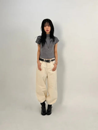 Folding Over Wide Pants