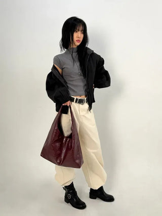Folding Over Wide Pants