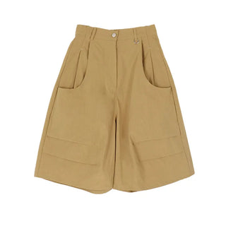 Double Pintuck Bermuda Pants