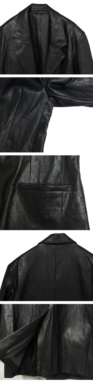 Tailor Boxy Leather Jacket