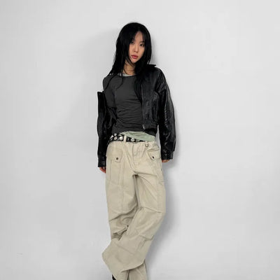 Even Crop Rider Jacket