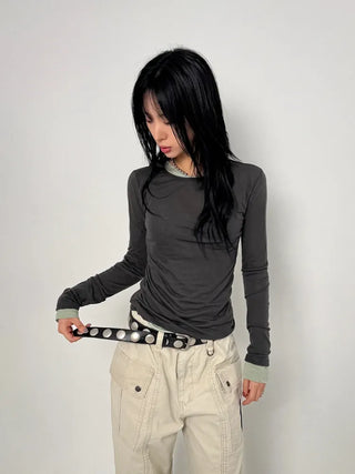 Circling stud belt