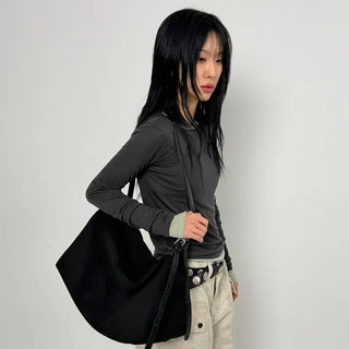 Cheddy Square Big Shoulder Bag