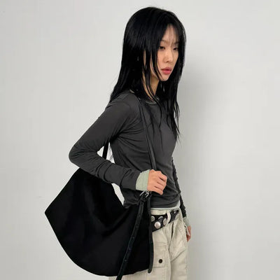 Cheddy Square Big Shoulder Bag