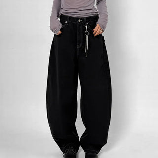 Offset Tab Balloon Pants